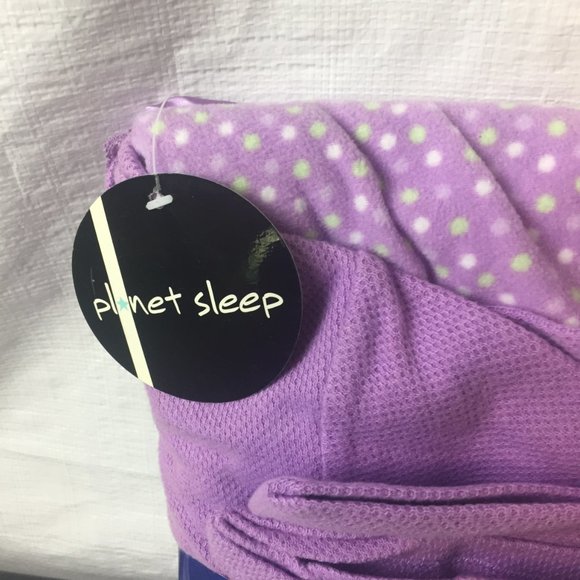 Planet Sleep PJ's  Microfleece Purple 14-16 - Picture 6 of 6